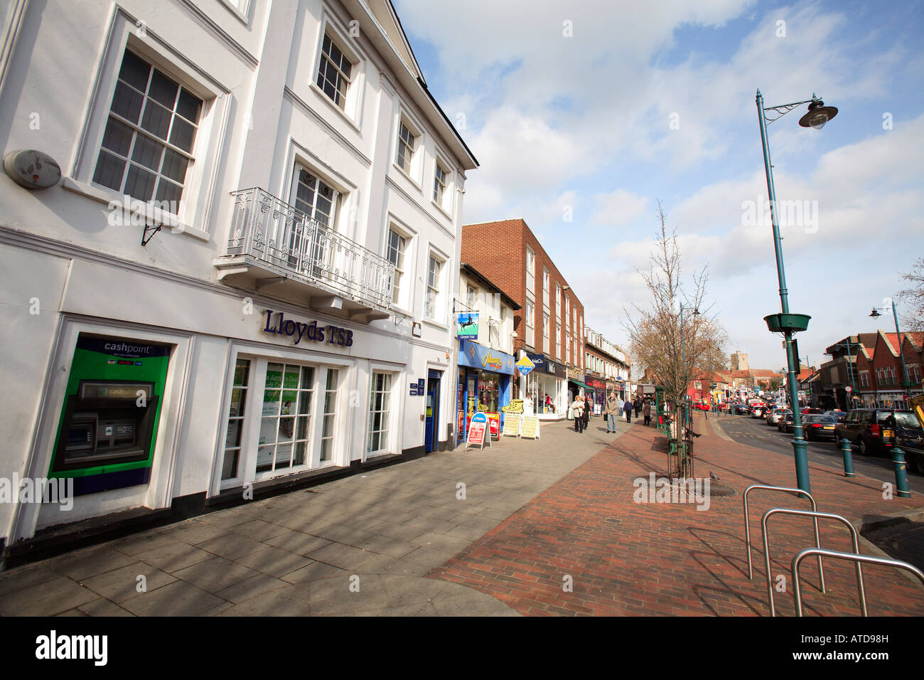 united kingdom essex rayleigh the high street Stock Photo