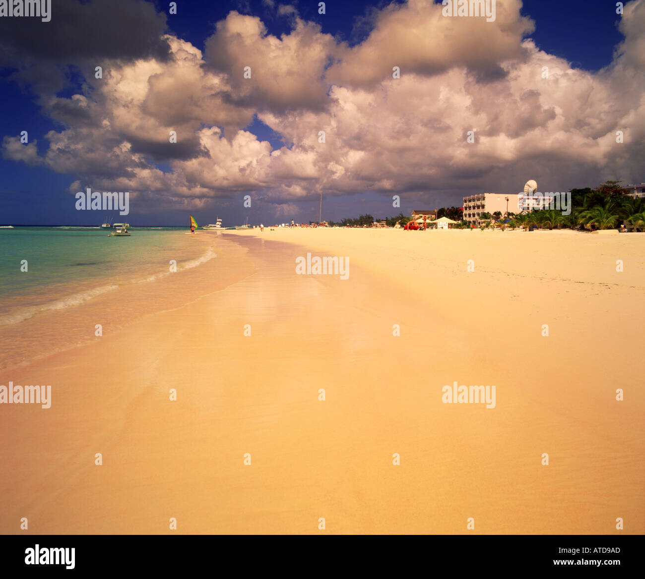 Sandy Lane Beach Barbados Stock Photo Alamy