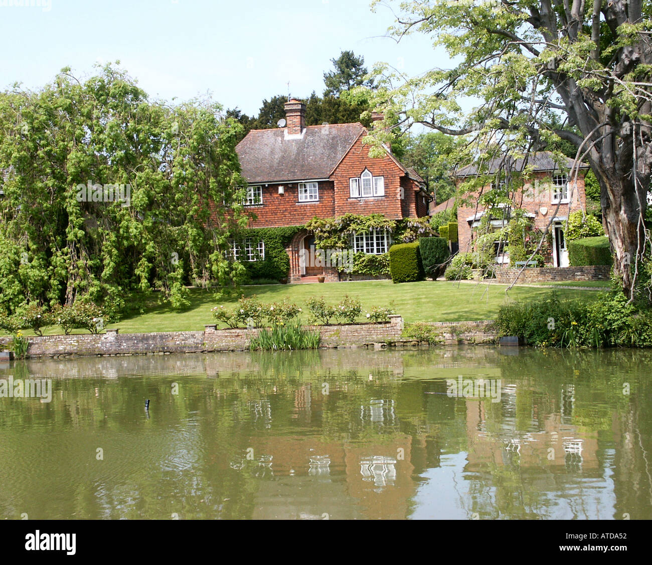 Residential Property and Village Pond Lindfield West Sussex England