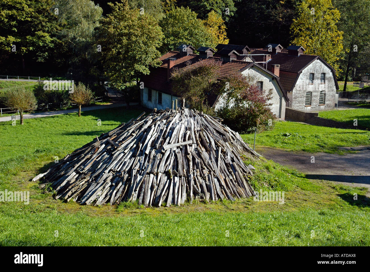 Charcoal kiln, Westphalian OpenAir Museum Hagen, Road of Industry