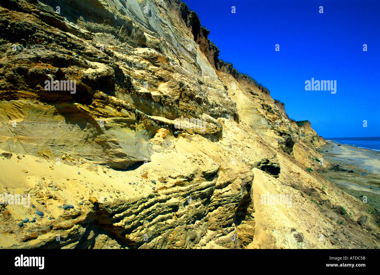 Suffolk Cliffs Crumbling covehithe cliffs hi-res stock photography and images - Alamy