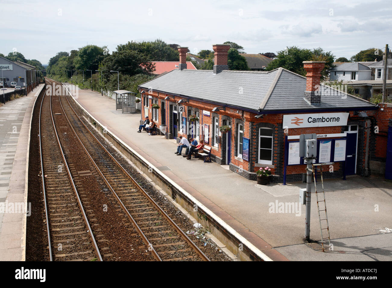 Camborne railway station, Cornwall UK Stock Photo Alamy