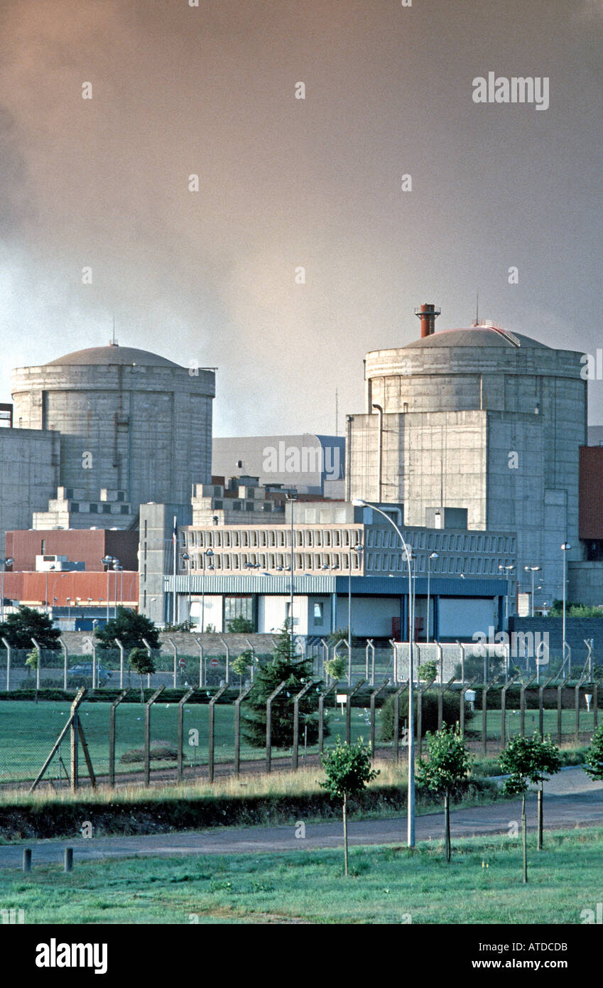 Energy Nuclear Power Plant in "Loire Valley" Chinon France EDF