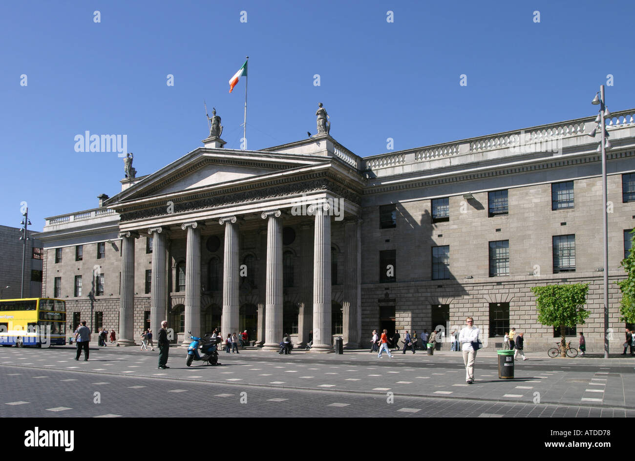 The General Post Office GPO on O Connell Street Lower in Dublin Ireland