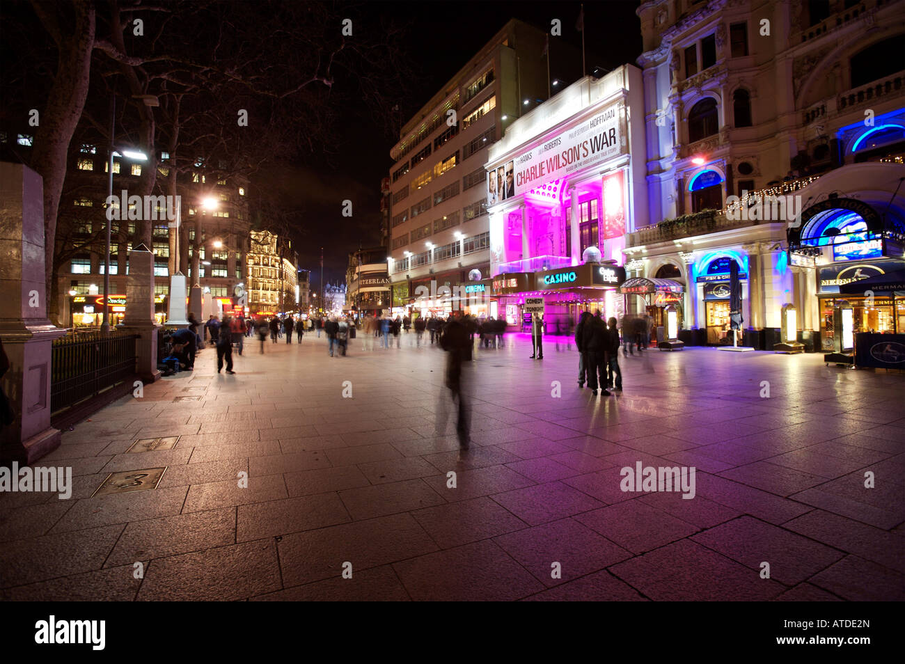 Leicester Square London At Night ATDE2N 