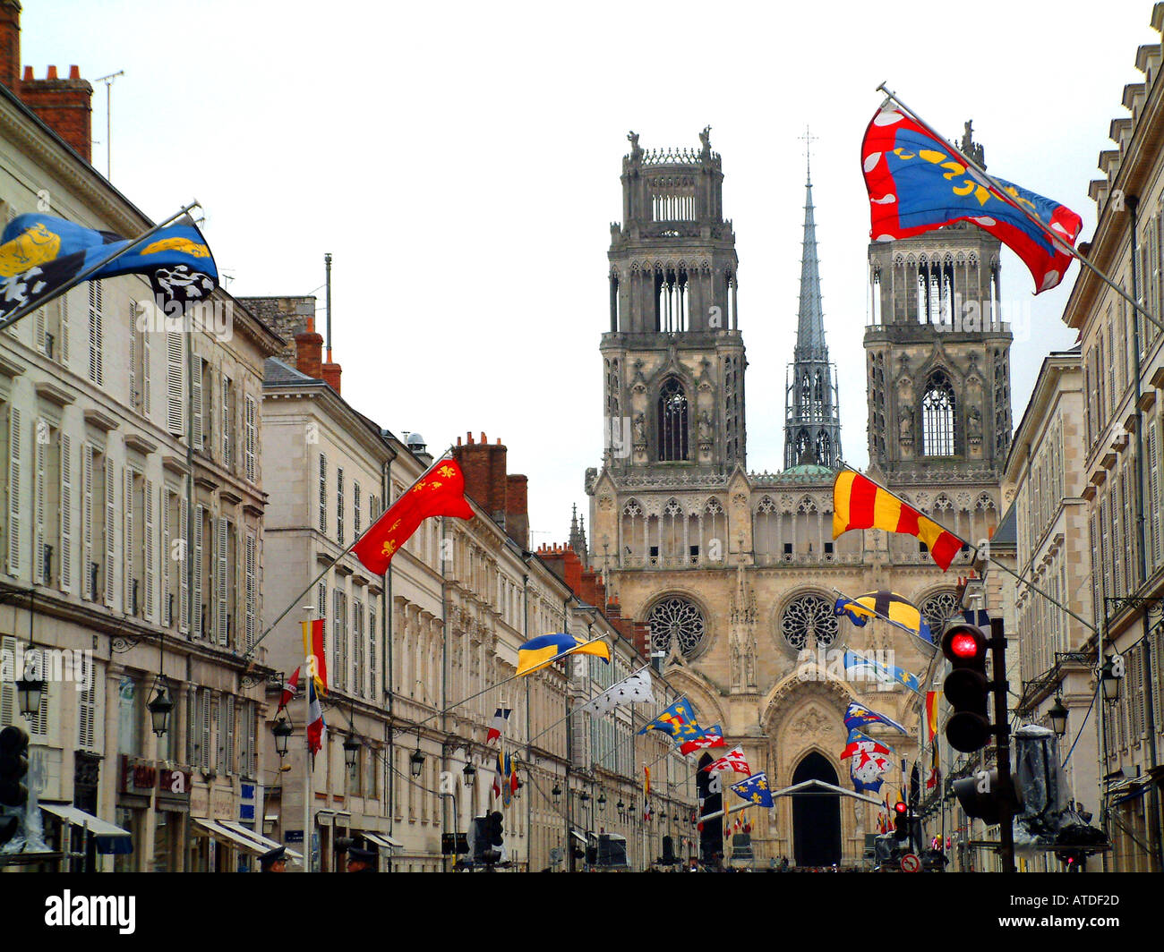 Rue Jeanne D Arc in Orleans France Stock Photo Alamy