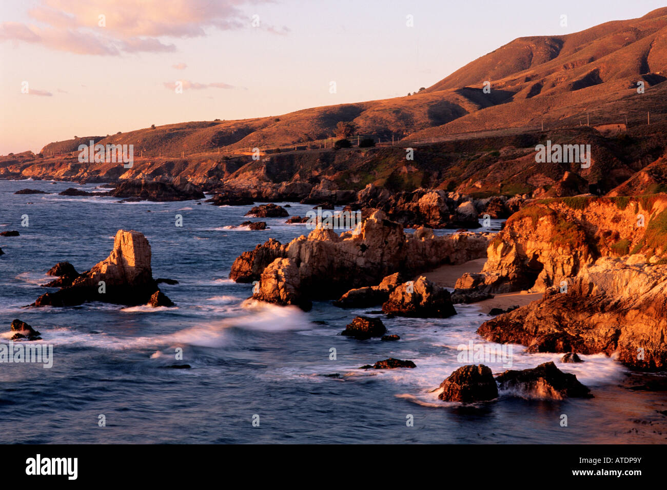 The Big Sur coastline of California is known for its rugged scenic ...