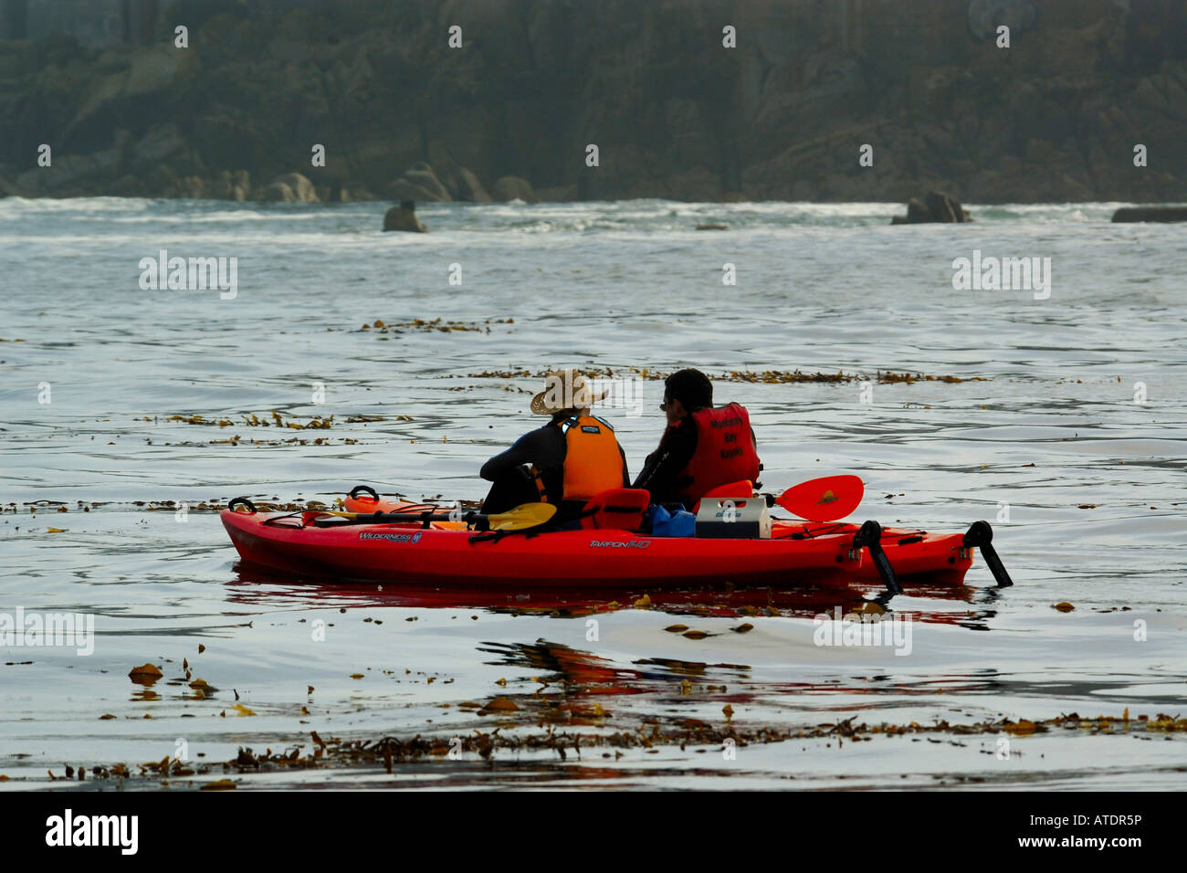 Sea kayaking in Monterey National Marine Sanctuary Monterey California