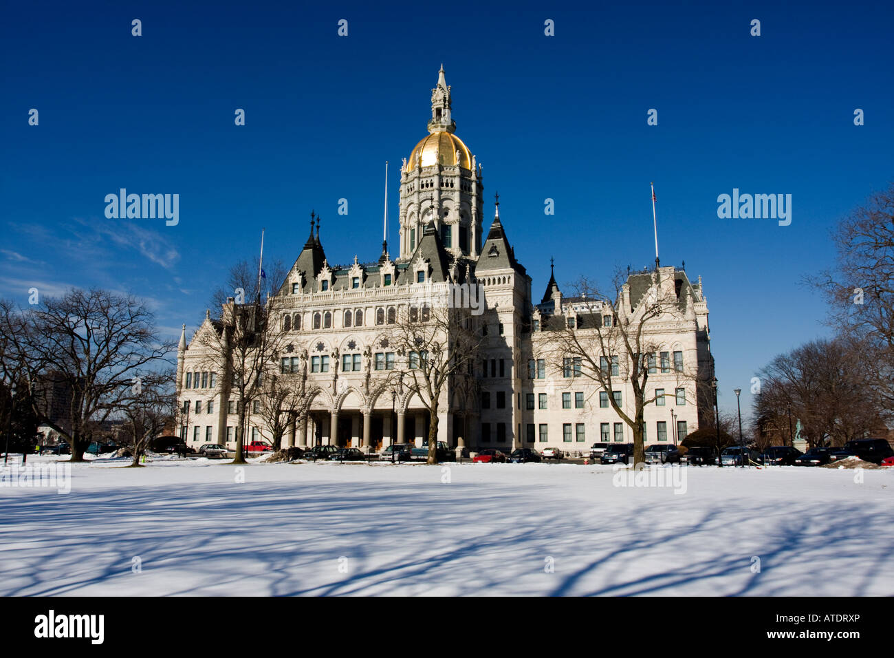 The Hartford State Capitol Building in Connecticut USA Stock Photo