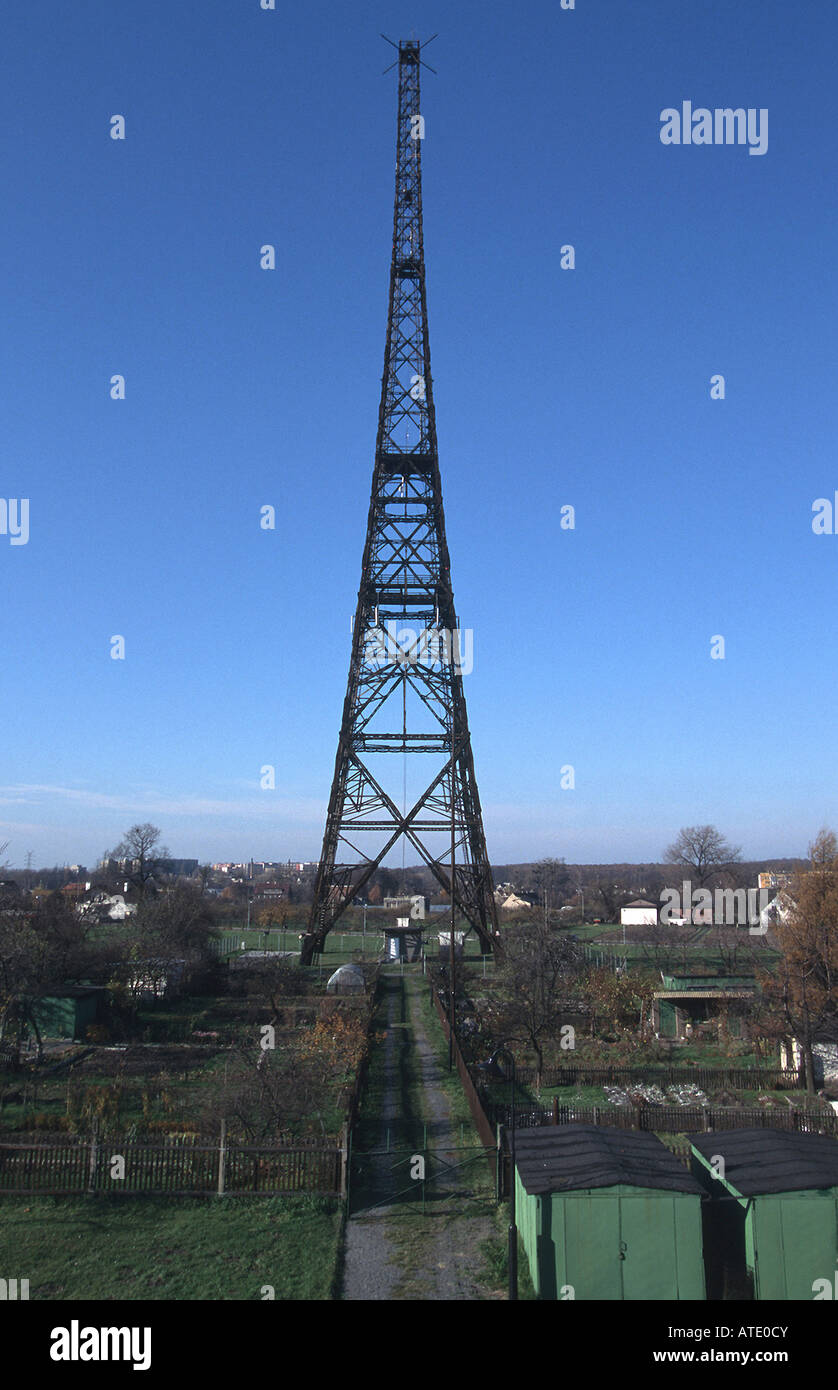 The Gliwice Radio Tower (Sender Gleiwitz), Poland Stock Photo - Alamy