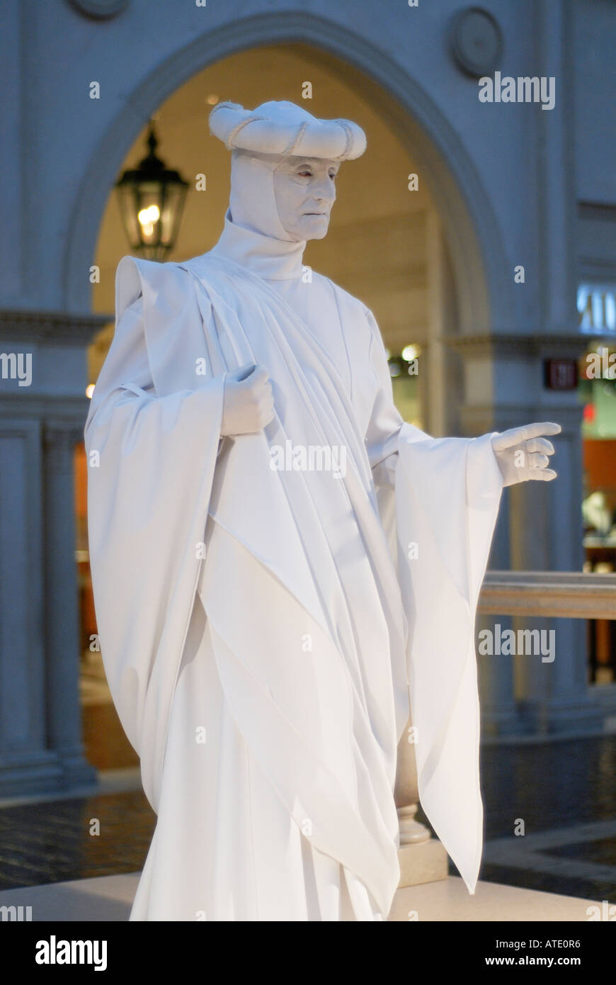 Living statue The Resort Hotel Casino Las Vegas Nevada USA