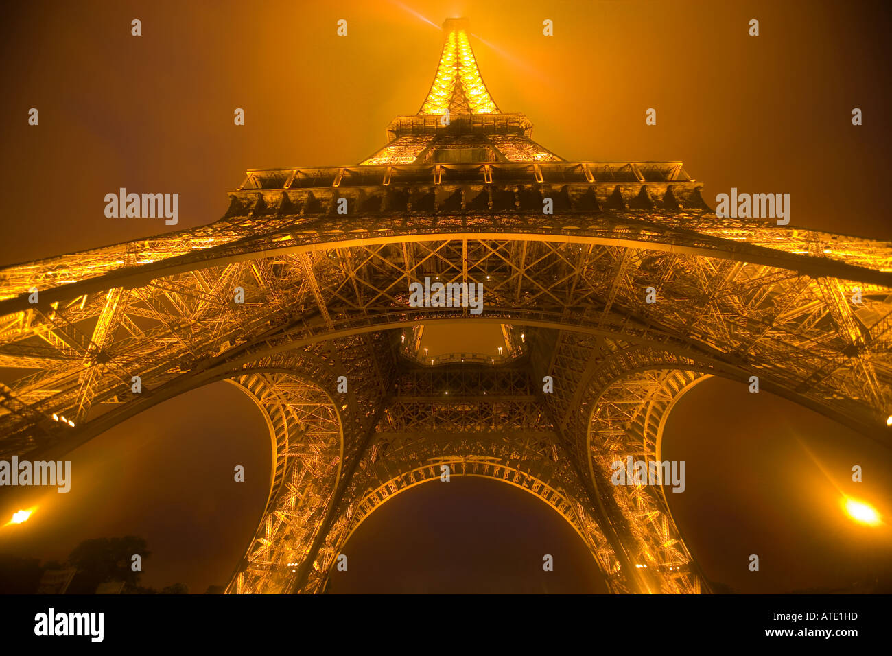 Eiffel Tower, Paris France Stock Photo