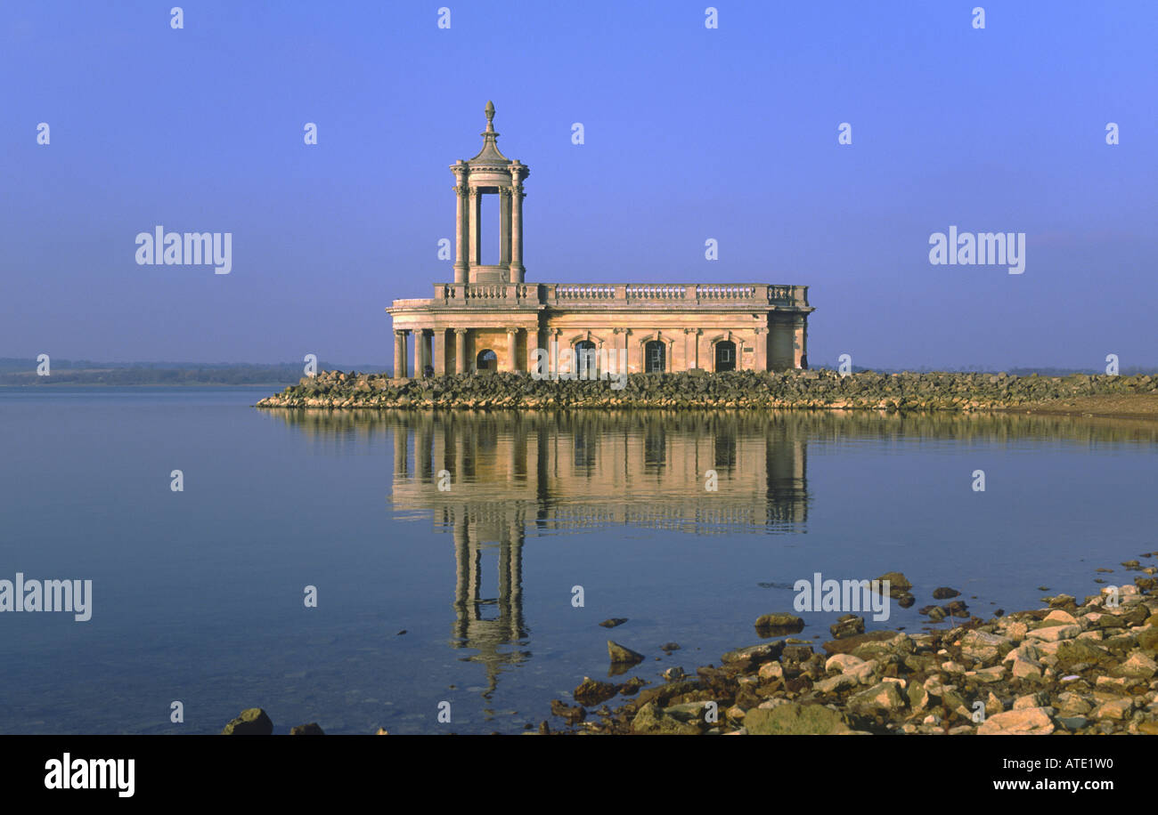 Normanton Church Rutland Water Oakham Rutland England UK Stock Photo ...