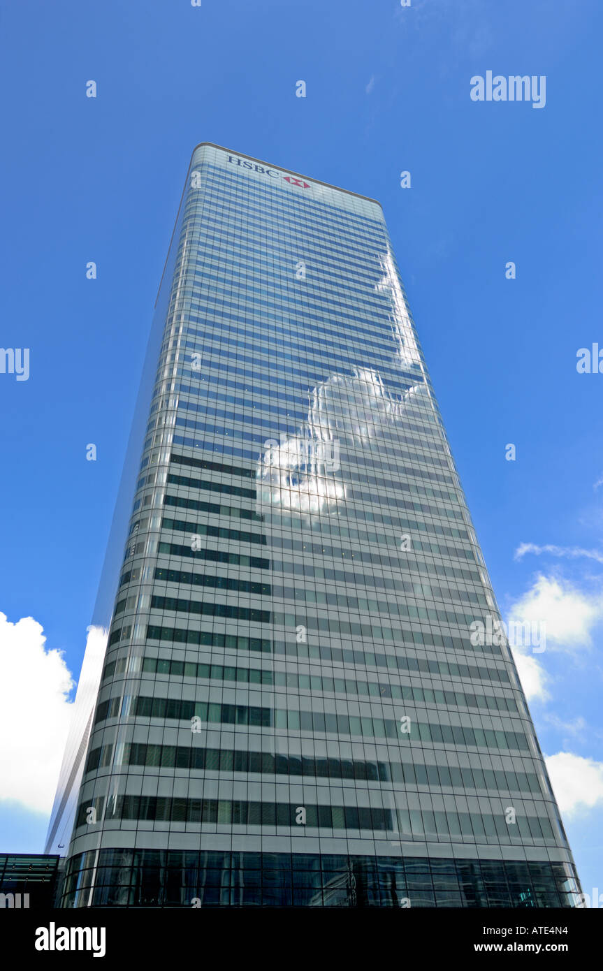 8 Canada Square, HSBC, Canary Wharf, London, United Kingdom Stock Photo