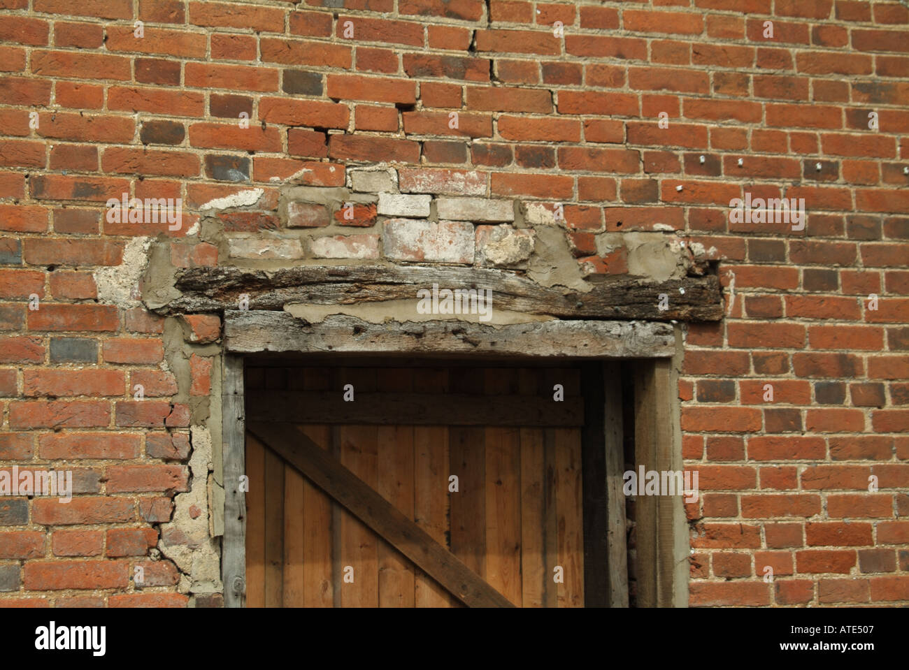 Brick Built Agricultural Farm Building Showing Poor Workmanship