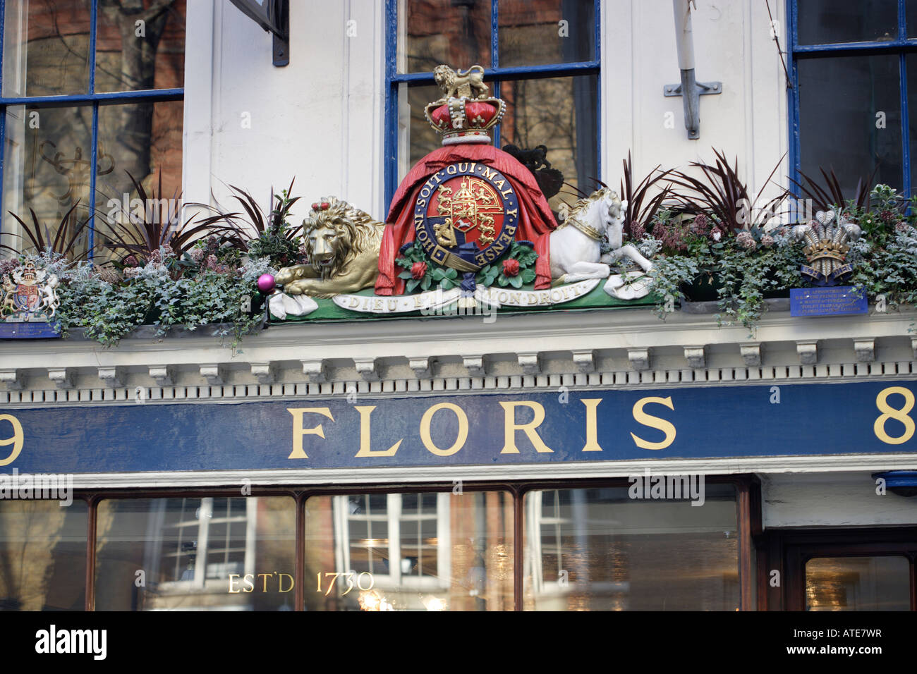 Floris shop in Jermyn Street London SW1 Stock Photo