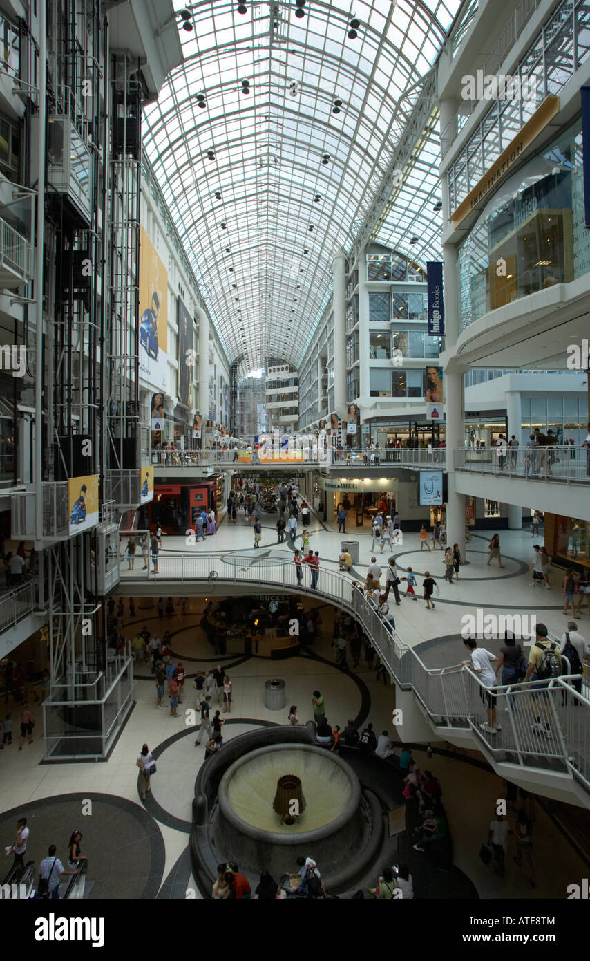 Toronto Eaton Centre Shopping Mall High Resolution Stock Photography ...