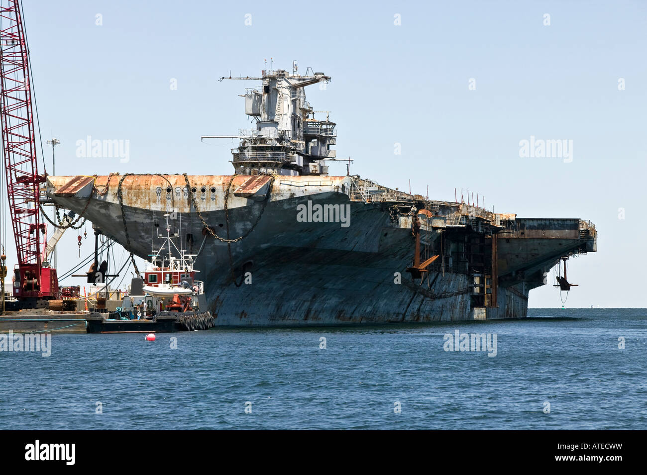 Uss Oriskany Stock Photo 16292724 Alamy