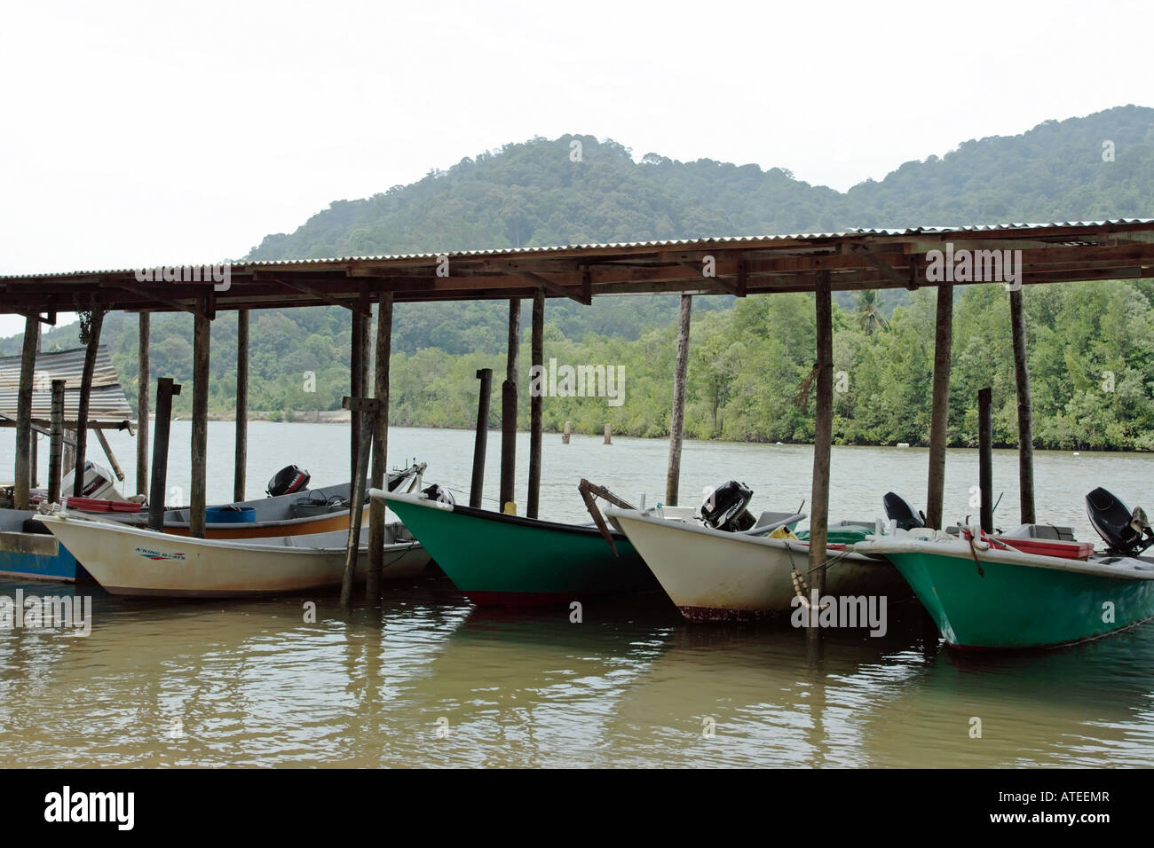 Shelter for boats Stock Photo Alamy
