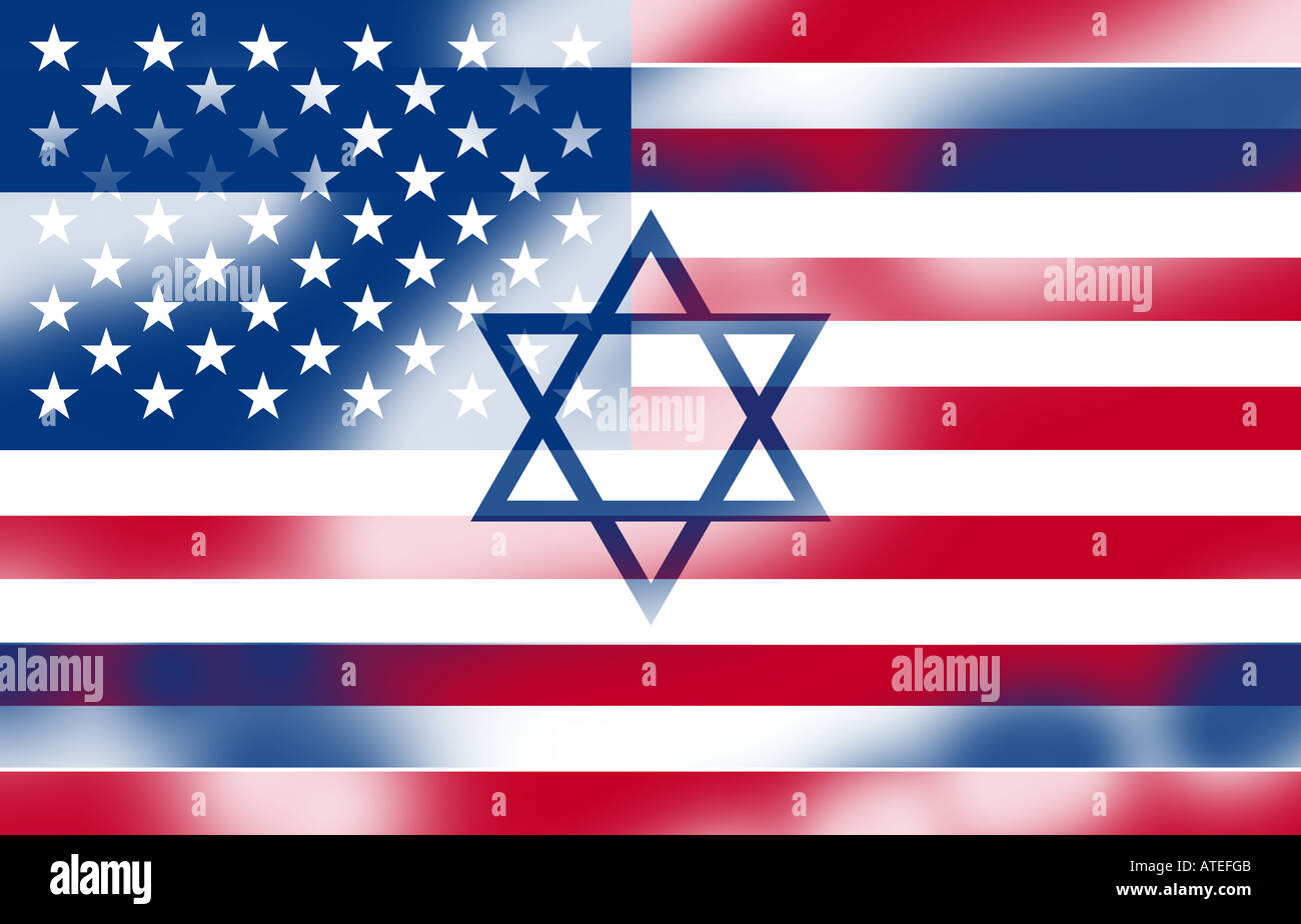 Overlapping national flags suggesting conspiratorial or collusive ...