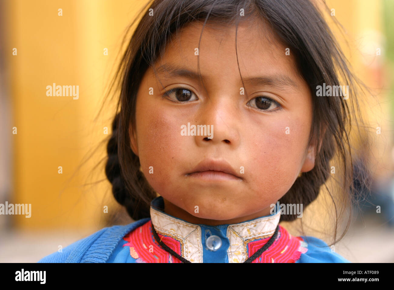 little indigenous girl Indigenous young girl San Cristobal de Las Casas Mexico Stock Photo - Alamy