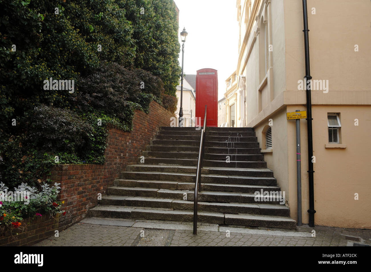 Steps To Devoils Lane, Bishops Stortford Stock Photo