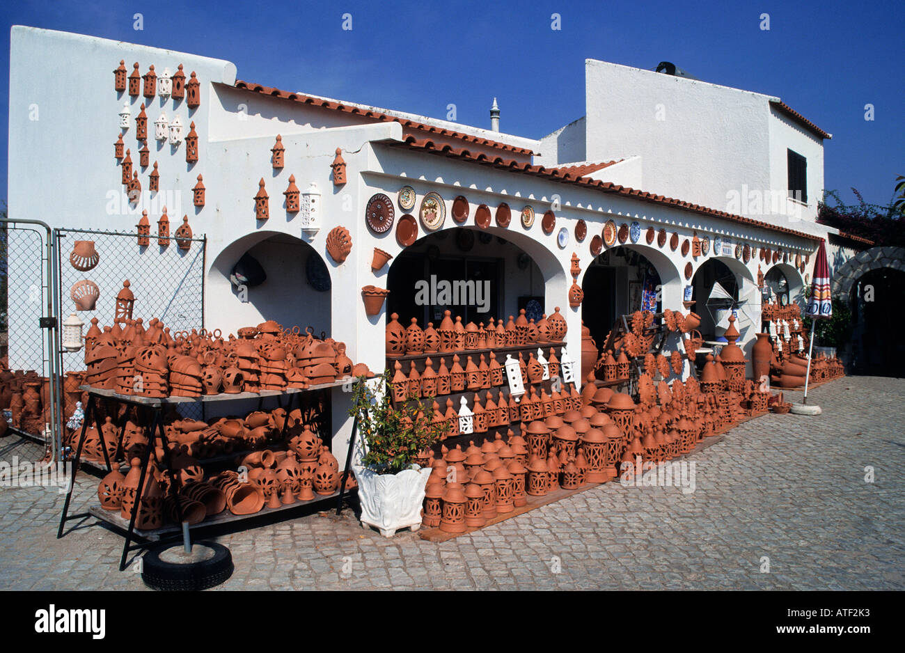 Pottery At Porches Stock Photo Alamy