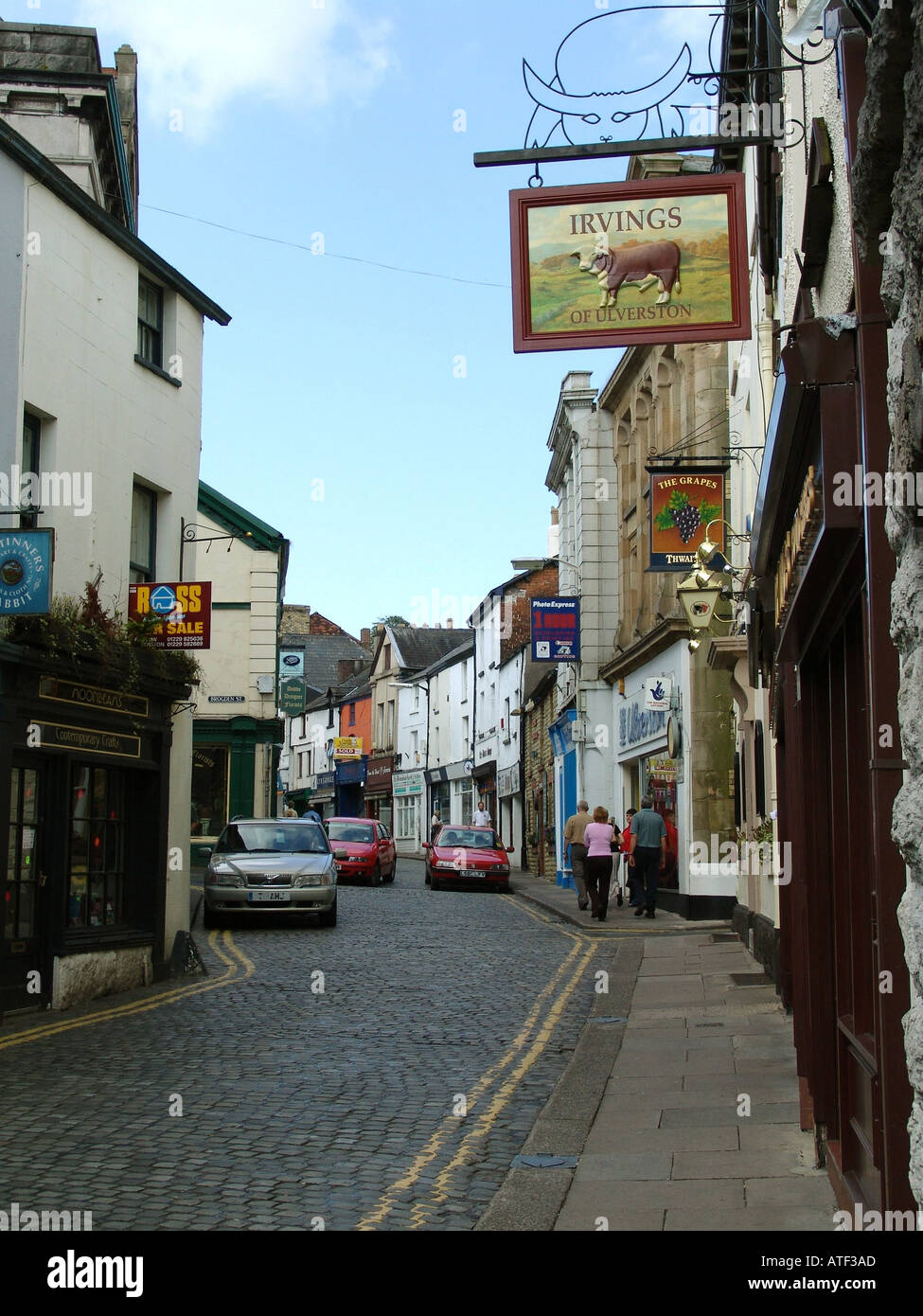 Uk cumbria ulverston market street hires stock photography and images