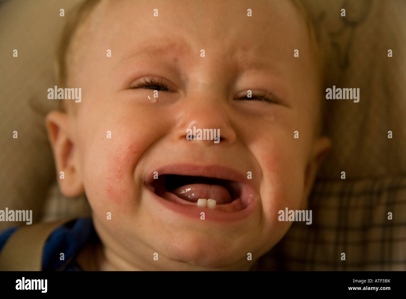 Baby crying, Los Angeles, USA Stock Photo Alamy
