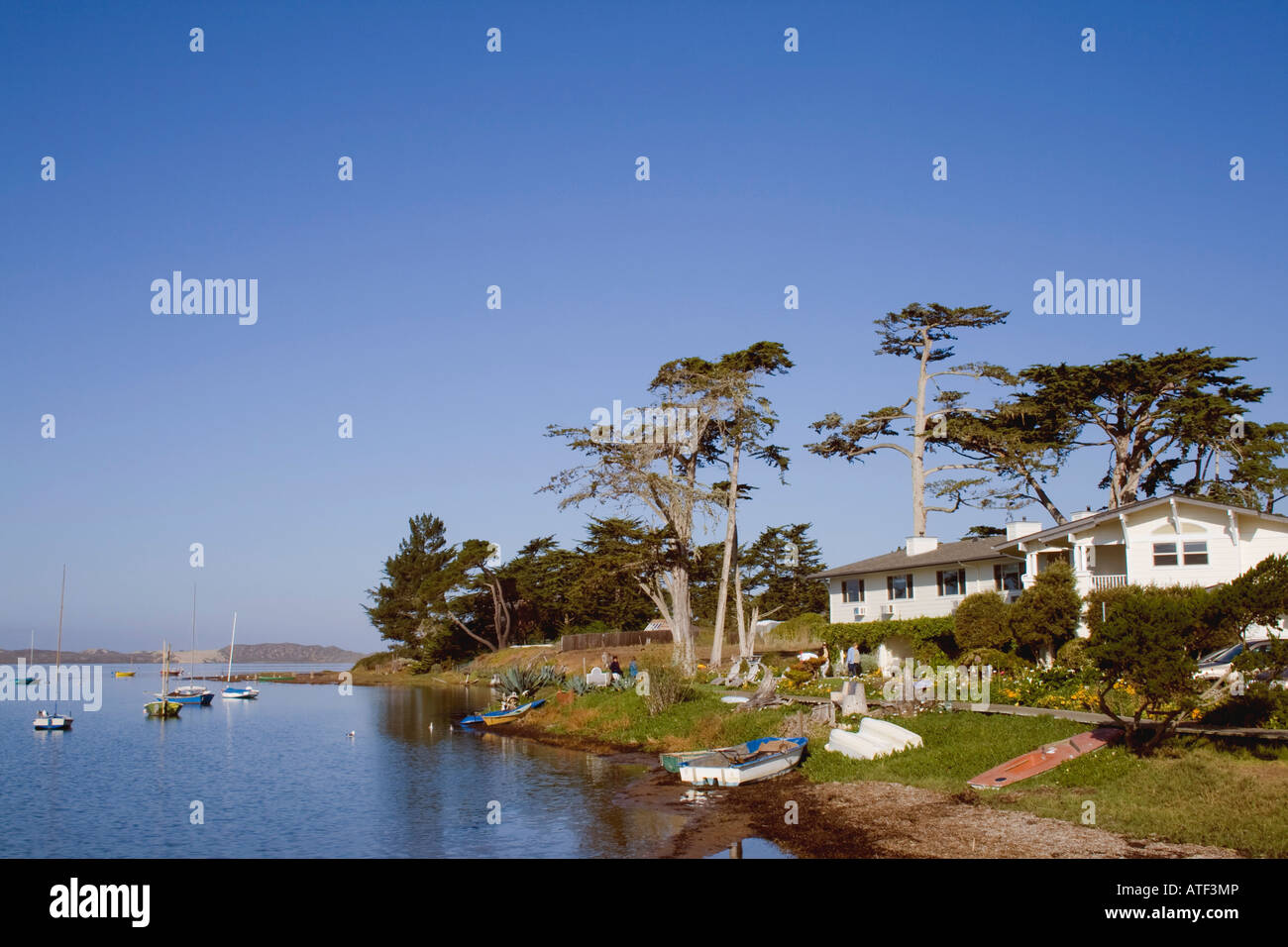 Back Bay Inn, Los Osos, Baywood Park, San Luis Obispo County, USA Stock