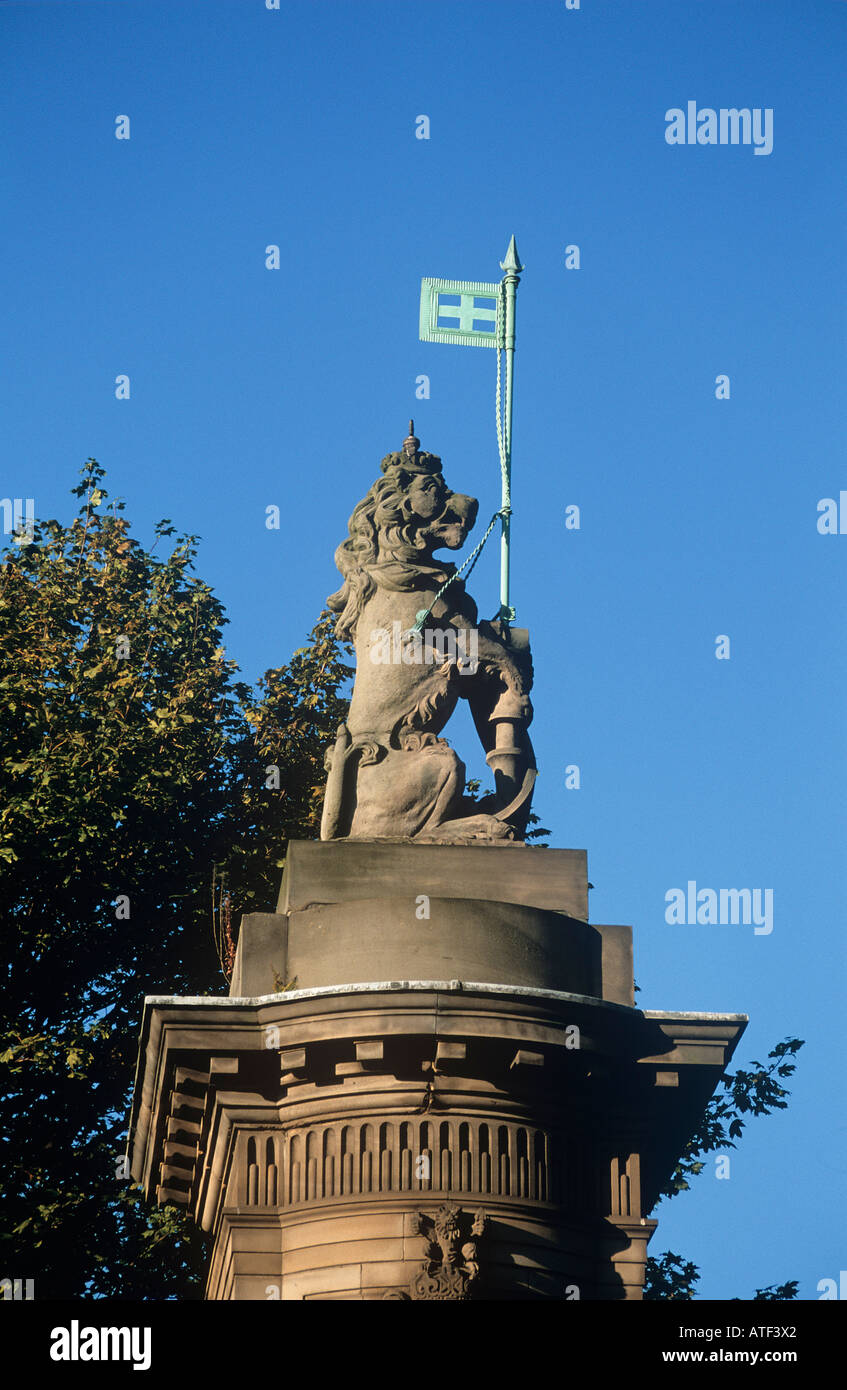 Palace of Holyroodhouse a unicorn stands guard at one of the palace s