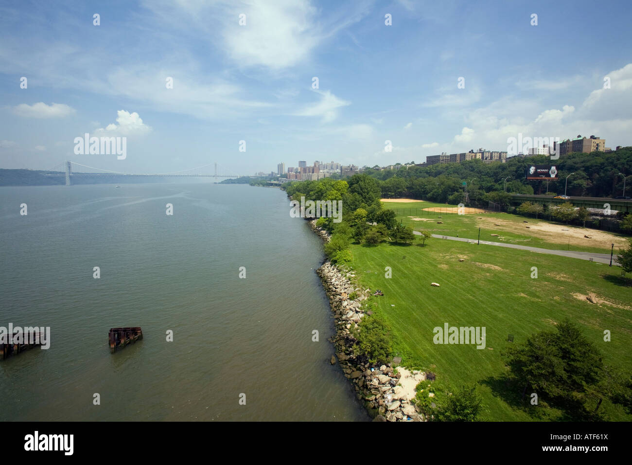 Riverbank State Park, Built over Sewage Treatment Plant, 145th Street, Hudson River, Manhattan