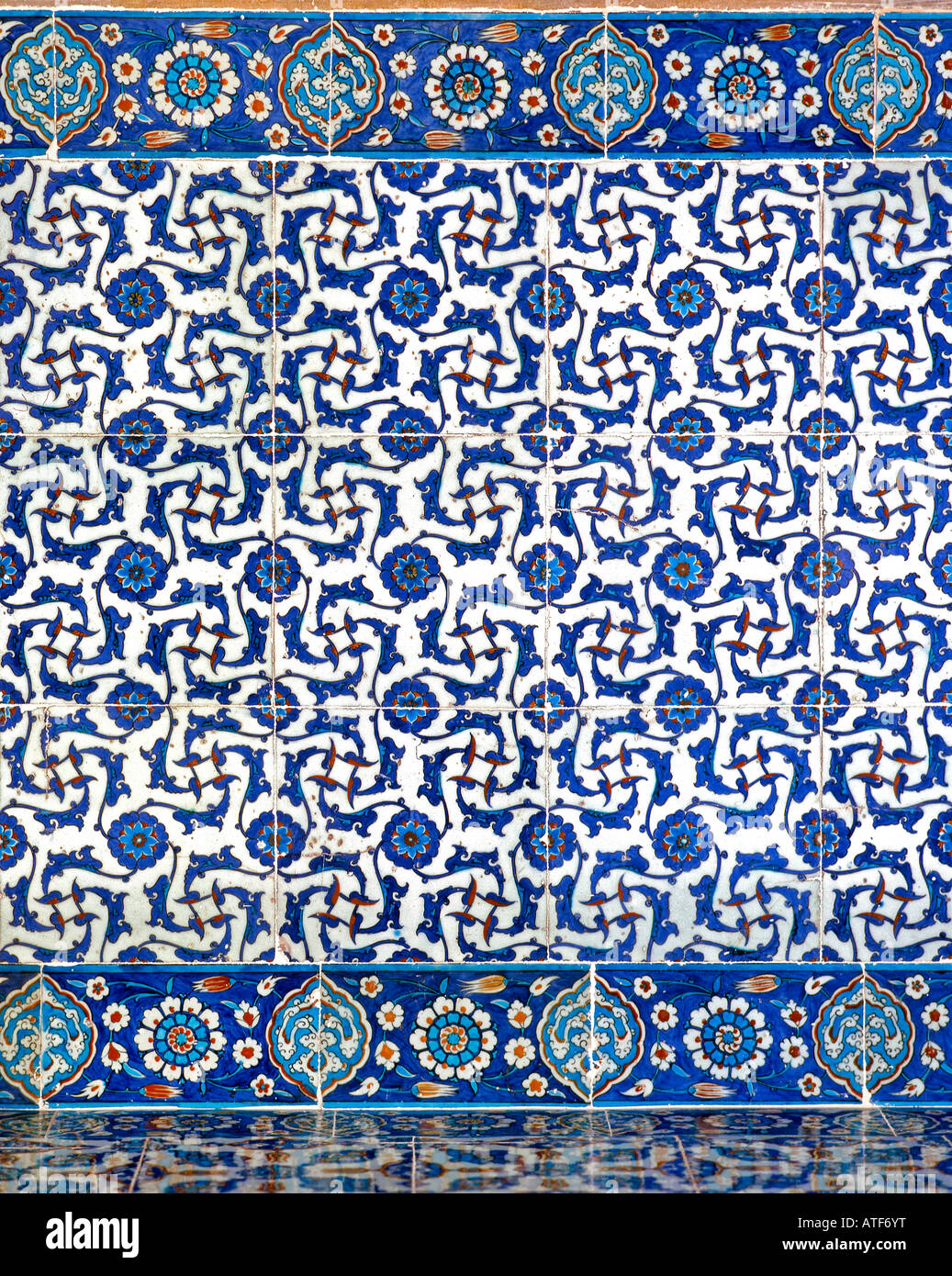 Iznik Tiles Turkey Stock Photo