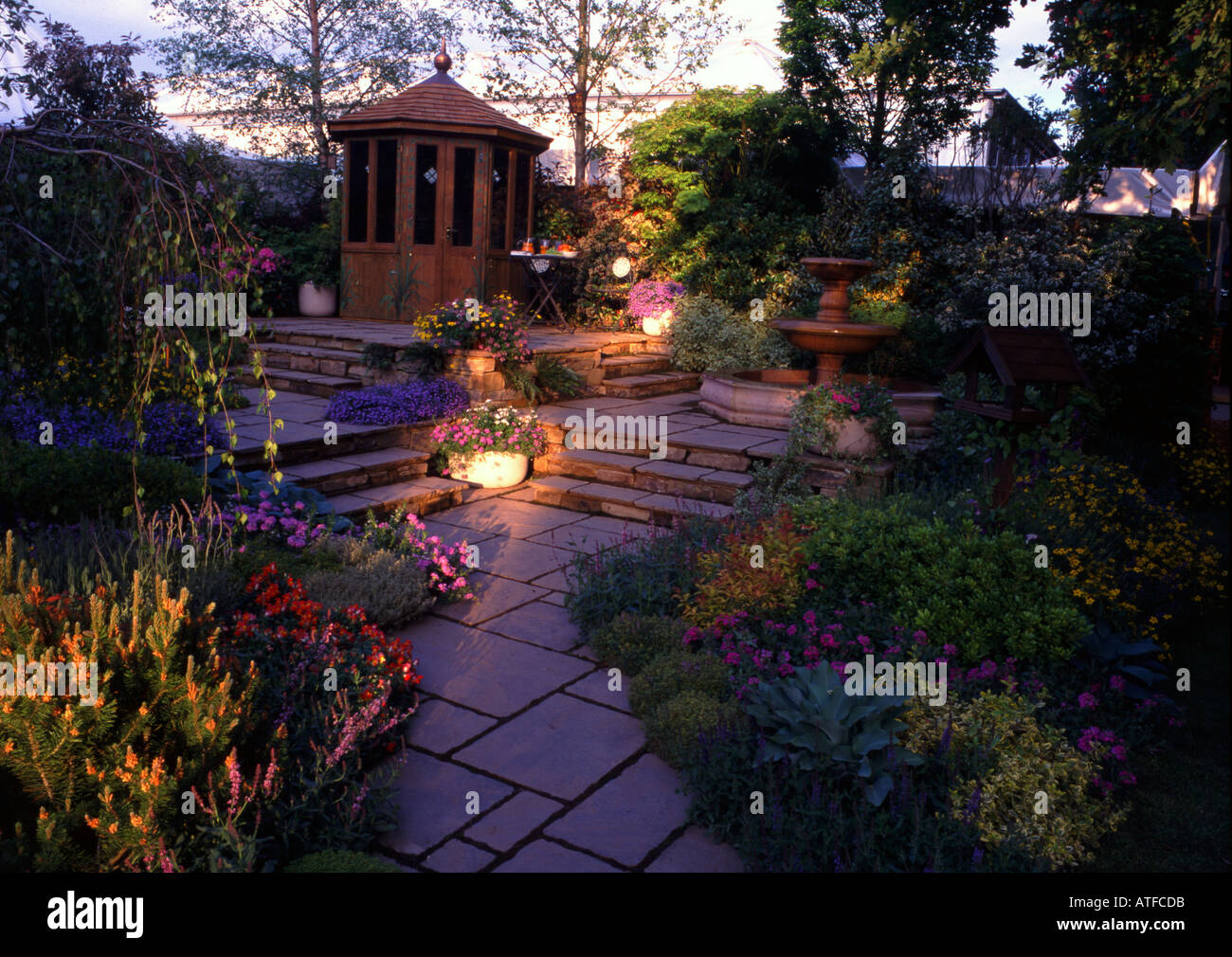 The Gardman Wild Bird Garden designed David Domoney Chelsea Flower Show 2004 Stock Photo