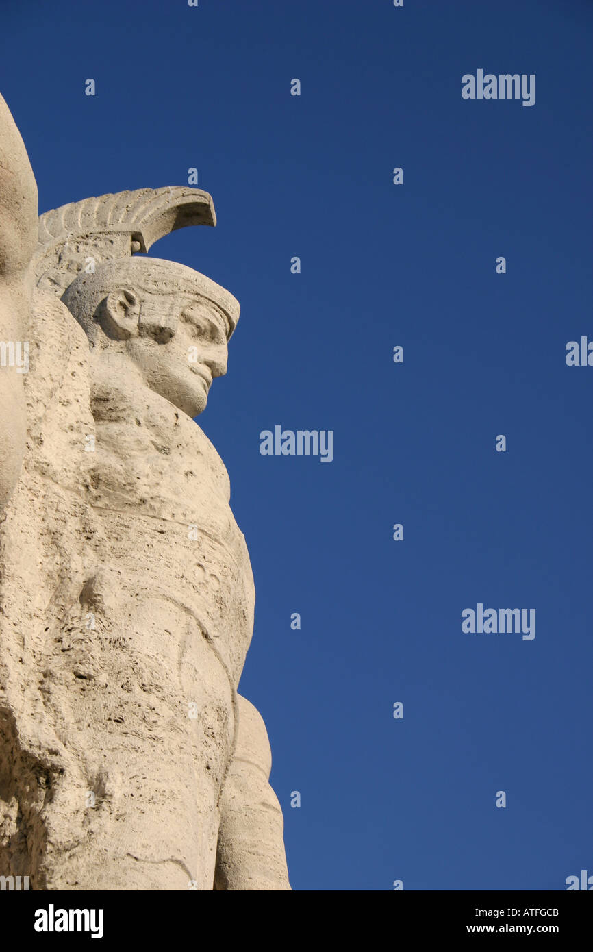 Roman statue on a bridge in Rome, Italy Stock Photo Alamy