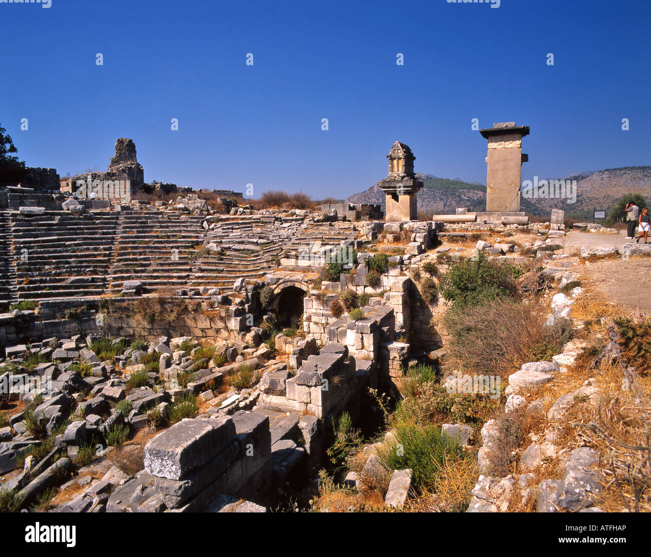 World Heritage Site Xanthos, Turkey Stock Photo