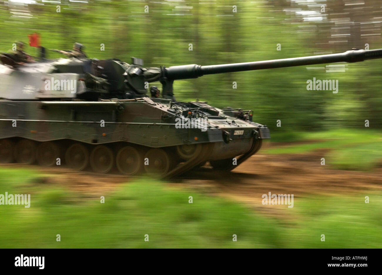 Tank during a field exercise of the German Armed Forces Stock Photo - Alamy