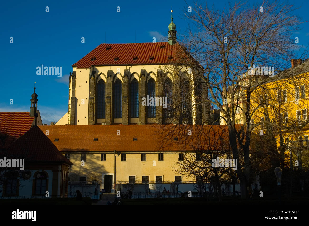 Church of Panna Maria Snezna in central Prague Czech Republic Stock Photo -  Alamy