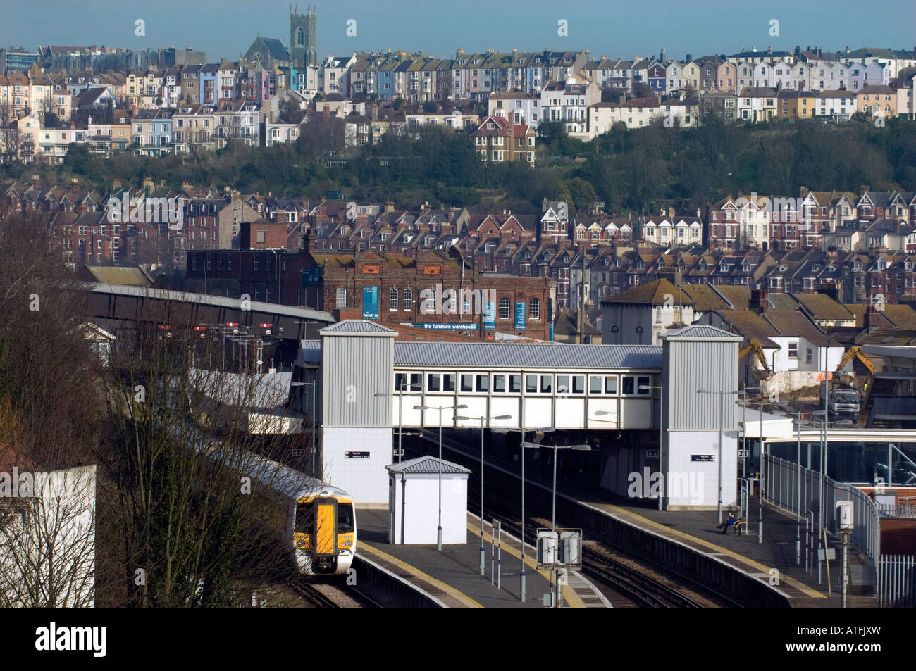 Hastings Railway station, Sussex UK Stock Photo Alamy