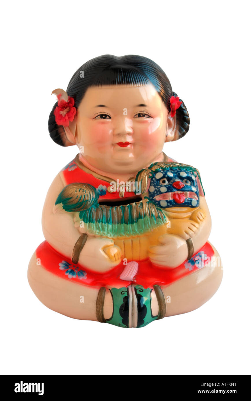 Chinese money box Stock Photo Alamy