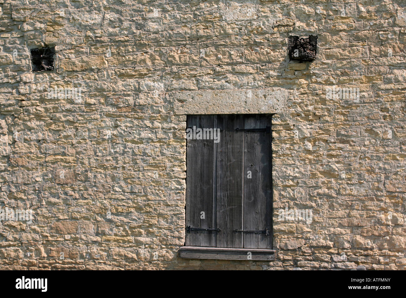 Ft. Atkinson Iowa, fort headquarters doorway Stock Photo Alamy