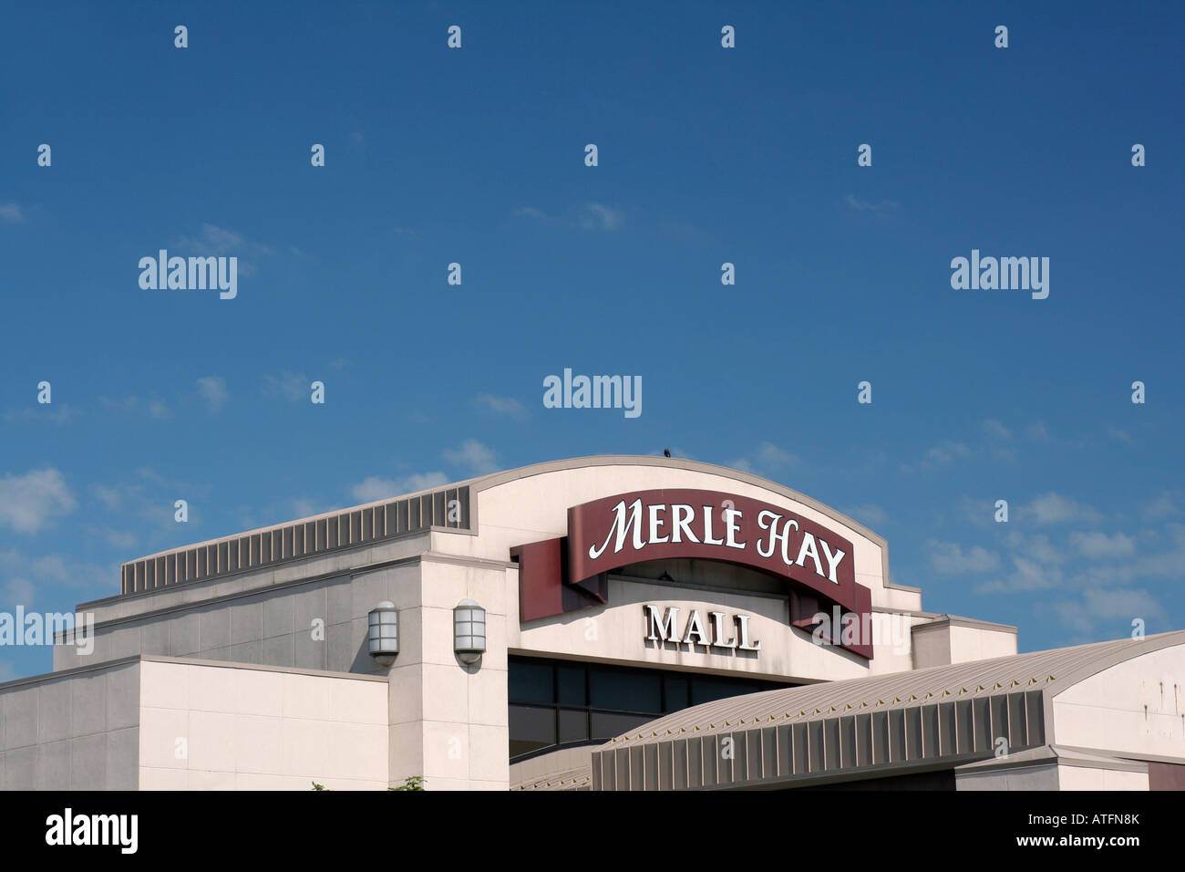 Merle Hay Mall entrance, Des Moines Iowa Stock Photo Alamy