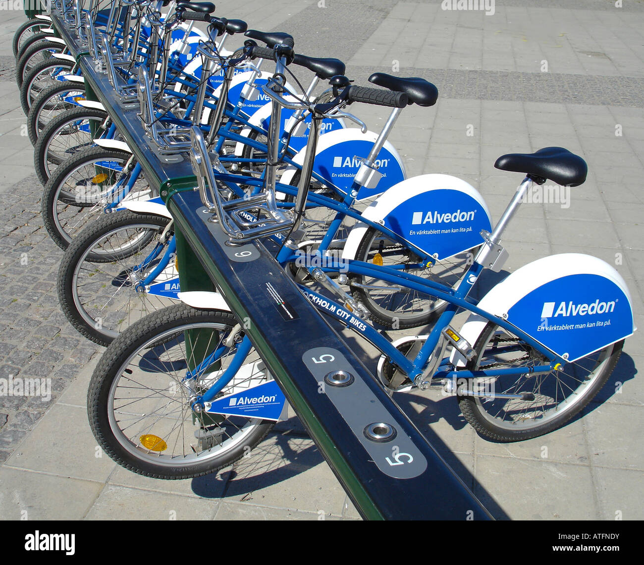 Bicycles for rent Stock Photo Alamy