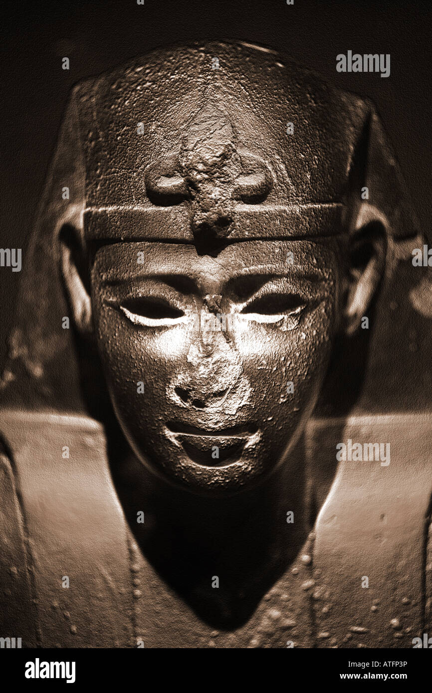 Egyptian art with embossing effect Stock Photo