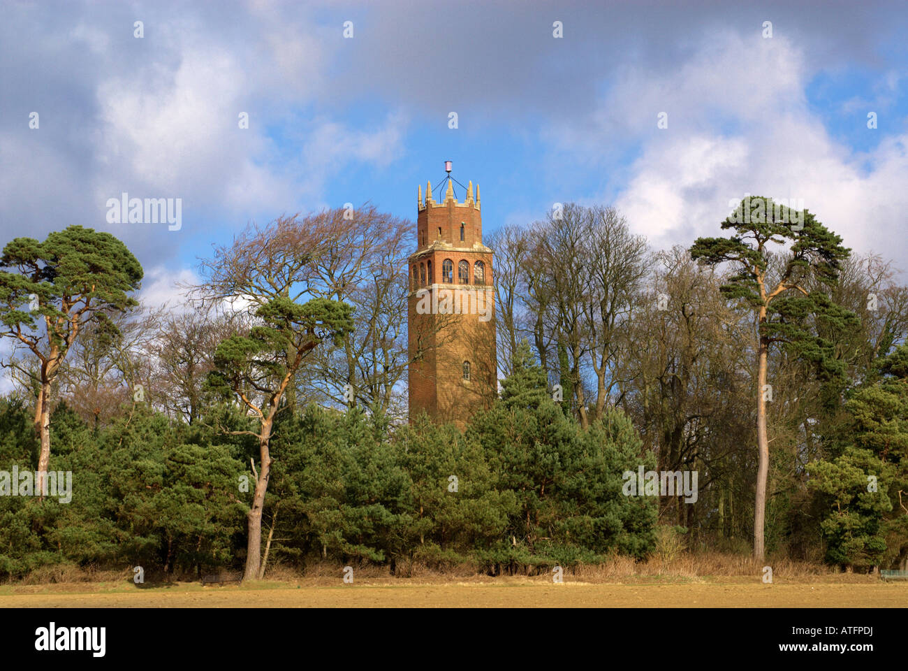 The Folly, Faringdon, Oxfordshire was built in 1935 by Lord Berners. Stock Photo