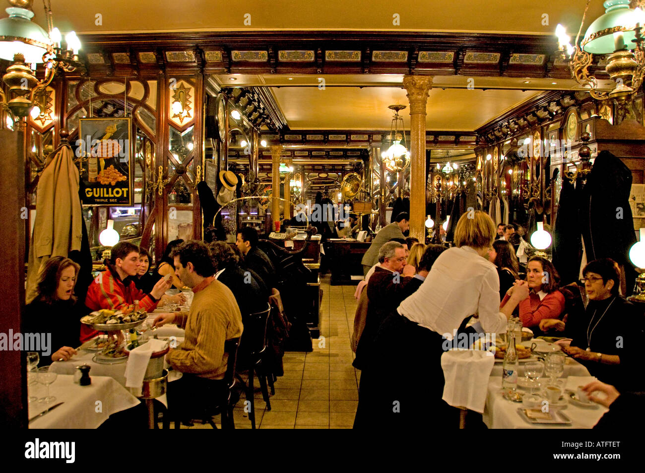 Restaurant Vagenende Saint Germain Paris France Stock Photo
