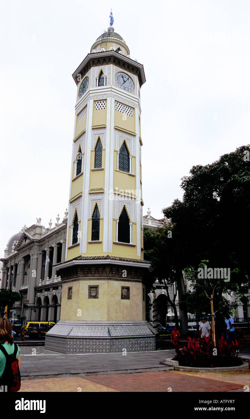 The clock tower in Guayaquil. Ecuador Stock Photo Alamy
