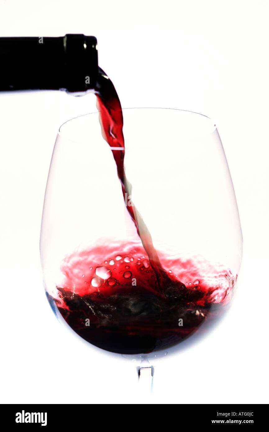 DEU, Germany Glass of red wine Stock Photo Alamy