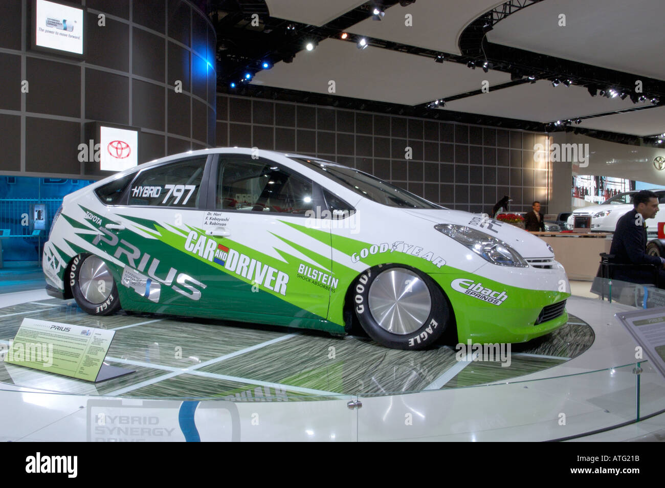 Toyota Prius land speed record hybrid car at the North American ...