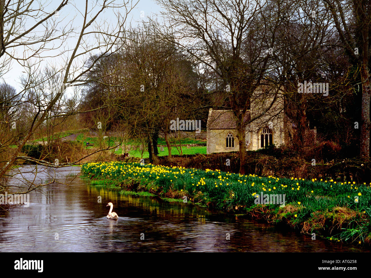 Eastleach Cotswolds Gloucester UK Stock Photo